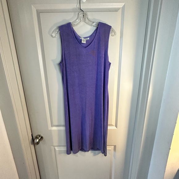 Coldwater Creek Purple 2-piece Dress and jacket, size Medium - Picture 9 of 13